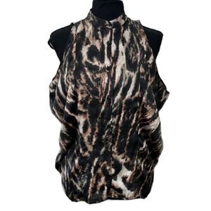H&M Sleeveless Animal Print Top(Size 2)